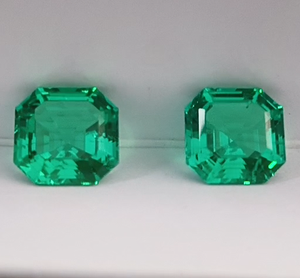 实验室生长的祖母绿切割哥伦比亚彩色1ct 1.5ct 2ct 2.5ct巨大库存热液法祖母绿宝石 - Product Image 3