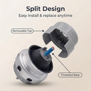 Support moteur XWD pour Audi A6 C6 2004-2011 OE 4F0199379/4F0199382 Caoutchouc + Métal - Product Image 2