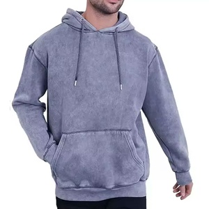 Streetwear à l'huile surdimensionné personnalisé vintage pour hommes ensemble de vêtements de sport minéraux et acides sweat à capuche pantalon de survêtement lavé à la pierre sweats à capuche - Product Image 1