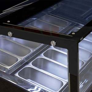 Tủ trưng bày kem công nghiệp giá nhà máy 2025, siêu thị, 16 khay, tủ lạnh trưng bày kem để bán - Product Image 3