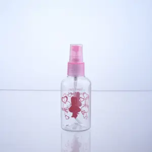 75 мл мультяшная печатная пластиковая бутылка распылитель бутылка спиртовая Косметика бутылка