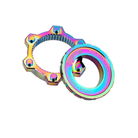 TOOPRE Accessoires de vélo Verrouillage central à six broches Vis Disque de frein Conversion Moyeu Disque Verrouillage central Adaptateur de disque