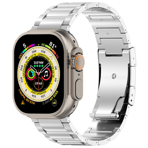 Bracelet de montre sport en titane de haute qualité avec boucle papillon et design Scrunchie pour <span class=keywords><strong>Watch</strong></span> 6/<span class=keywords><strong>7</strong></span>/8/9/10/11/SE/IWatch Ultra 49mm - Product Image 6