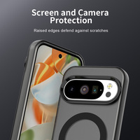 Pour Google Pixel 10 XL 10PRO 9PRO XL 8A 9A téléphone glaçage aimant magnétique anneau étui mat Transparent Anti empreinte digitale couverture