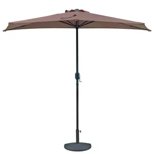 <span class=keywords><strong>Parasol</strong></span> en bois élégant pour patio jardin cour parc meubles-caractéristiques cadre en aluminium et protection solaire - Product Image 5