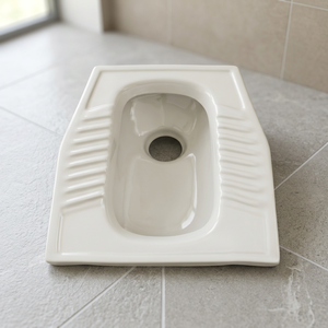 Vistaar Articles sanitaires en céramique aspect brandy de qualité supérieure-Casserole accroupie pour placard à eau de l'Est blanc, tarif abordable avec OEM - Product Image 3