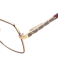 Gafas de Mujer con Protección Anti-luz Azul, Diseño de Ojo de Gato Mariposa, Montura Metálica + Patillas de Acetato, Dorado/Rosa, Alta Calidad, Envío Rápido