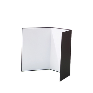 A3 3-Fold Argent <span class=keywords><strong>Noir</strong></span> <span class=keywords><strong>Blanc</strong></span> <span class=keywords><strong>Pliable</strong></span> Réflecteur Shooting Fill Light Board Photo Props pour <span class=keywords><strong>Studio</strong></span> Photographie <span class=keywords><strong>Fond</strong></span> - Product Image 1