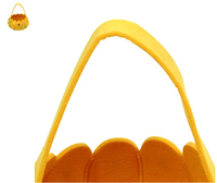 Panier de chasse aux œufs de Pâques en feutre, sacs à friandises mignons en feutre pour les fêtes, magnifiques seaux cadeaux blancs pour enfants