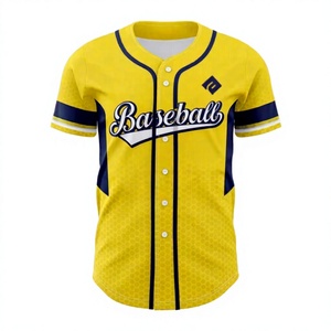 Maillot de baseball personnalisé respirant grande taille pour équipe sportive, sublimation, 100 % polyester, haute qualité, vente en gros - Product Image 1