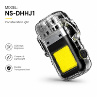 Lampe de travail portable solaire LED ABS verte avec porte-clés - Étanche, sans flamme, rechargeable par USB, portée du faisceau de 100 m, pour le camping