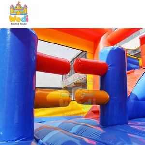 Grand château gonflable commercial <span class=keywords><strong>de</strong></span> 15x15 pieds avec filet <span class=keywords><strong>de</strong></span> sécurité, pour les centres <span class=keywords><strong>de</strong></span> jeux à fort trafic et les parcs d'attractions - Product Image 6