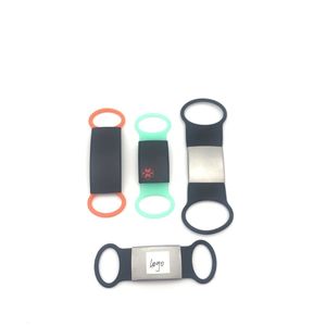 Promotion Logo personnalisé Code QR étiquette d'identification <span class=keywords><strong>pour</strong></span> animal de compagnie de luxe petit chiot motif Animal étanche lumière caractéristiques <span class=keywords><strong>collier</strong></span> de <span class=keywords><strong>chien</strong></span> en silicone - Product Image 1