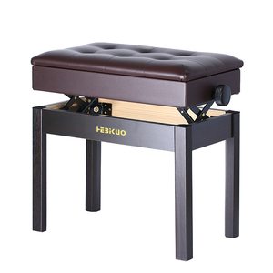 Banco de <span class=keywords><strong>Piano</strong></span> Profesional BA222, Ajustable, Color Negro y <span class=keywords><strong>Blanco</strong></span>, Banco de Madera para <span class=keywords><strong>Piano</strong></span>, Accesorios para Instrumentos Musicales - Product Image 4