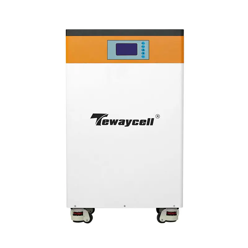 Tewaycell APP אחסון אנרגיה סולארית קיר כוח 48v 300Ah 15kwh Lifepo4 סוללה לבית