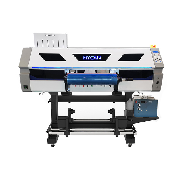 New Digital A1 24 Inch 60cm 60 cm 3 Heads I3200 Roll to Roll Uv Dtf Sticker Printing Printer