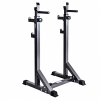 Barre de traction robuste et réglable, support de barre d'haltères et cadre de squat pour musculation, idéal pour les salles de sport.
