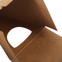 Bonbons de mariage, sushi, croustilles, boîtes cadeaux pyramidales recyclables avec poignée pour invités-Emballage en papier personnalisable