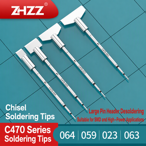 Puntas de Soldadura C470 para Mango de Soldadura T470 de Alta Resistencia, Reparación de Electrónica de Alta Potencia SMD PCB, Suministro de Soldadura de Precisión sin Plomo - Product Image 2