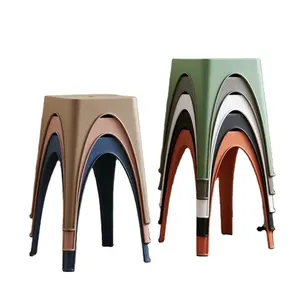 창조적 인 디자인 편안한 레스토랑 도매 저렴한 현대 다채로운 휴대용 플라스틱 의자