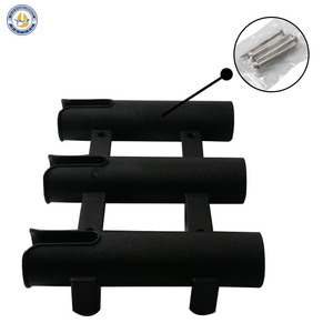 Soporte para caña de pescar, material ABS, soporte para caña de barco, para pesca en el mar y pesca en barco, diseño de 3 tubos - Product Image 4