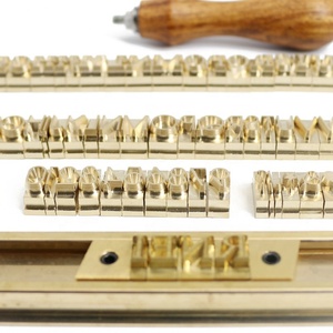 Moule de marquage de logo DIY pour estampage à chaud, moule en cuivre, lettres en laiton personnalisées - Product Image 5