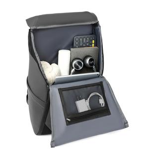 Sac à dos pour ordinateur portable en cuir PU imperméable personnalisé, décontracté, durable, sport, voyage, école, pour étudiant - Product Image 5