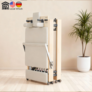 เครื่องพิลาทิสแบบรีฟอร์เมอร์ ทำจากไม้ พับได้ ปรับระดับได้ตามต้องการ สำหรับสตูดิโอ ยิมที่บ้าน คุณภาพระดับมืออาชีพ อุปกรณ์พิลาทิสขายส่ง - Product Image 1