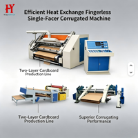 Machine automatique à simple face sans doigts pour la production de carton ondulé