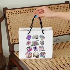 Pegatinas UV DTF con diseño de limón tropical, sandía y bebidas de verano, con purpurina plateada, autoadhesivas para vasos, portátiles y regalos - Product Image 4