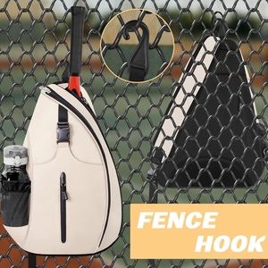 Tenis funcional deportes raqueta bandolera cabeza tenis playa cuero CarryingTennis bolsa <span class=keywords><strong>mochila</strong></span> Sling <span class=keywords><strong>mochila</strong></span> para hombres mujeres - Product Image 6