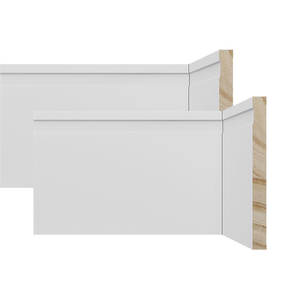 Moldura Impermeable para Pared y Piso, Moldura de Transición, Zócalo de Pared, Moldura Laminada de PET, Zócalo de Madera de 140 mm - Product Image 2