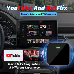 Boîte magique AI Android Carplay sans fil 4+64 Go avec double Wifi, universelle, portable, pour <span class=keywords><strong>Apple</strong></span>, Youtube, Netflix, Google <span class=keywords><strong>Store</strong></span> - Product Image 3
