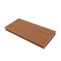 Plancher en WPC de haute qualité parquet en plastique extérieur antidérapant imperméable à l'eau terrasse en grain de bois de noyer pour jardin prix d'usine