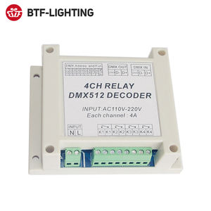 Decodificador de interruptor de controlador de relé <span class=keywords><strong>Dmx</strong></span> 3P 4A de alto voltaje 4Ch Dmx512 de - Product Image 1