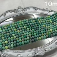 Perles de pierre naturelle en gros 14mm 8mm perles vertes herbe agate perles rondes plaquées pour la fabrication de bijoux