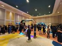 Machine de photomaton 360 degrés avec compatibilité iPad et appareil photo, construction métallique, impression instantanée pour événements festifs