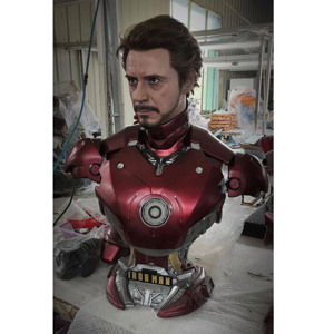 Modèle <span class=keywords><strong>en</strong></span> résine GK <span class=keywords><strong>Avengers</strong></span> <span class=keywords><strong>en</strong></span> gros Buste de Iron Man MK3 Statue de <span class=keywords><strong>film</strong></span> d'animation de télévision Iron Man Spider-Man Figurine pour la décoration de la maison - Product Image 1