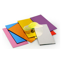 Miroir acrylique coloré grand format LANXINXI 1220*2440mm, découpe laser, doré, épaisseur personnalisable
