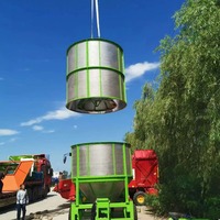Séchoir vertical pratique pour riz et maïs, déshydrateur de céréales à circulation d'air pour les grossistes en céréales et les sites de traitement des grains
