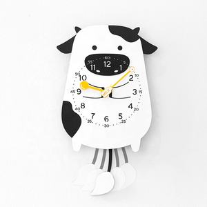 Horloges murales de conception <span class=keywords><strong>originale</strong></span> Mandelda, décoration intérieure, horloges pendulaires en forme d'animaux, MDF, <span class=keywords><strong>horloge</strong></span> <span class=keywords><strong>murale</strong></span> moderne, horloges DIY bon marché à vendre - Product Image 1