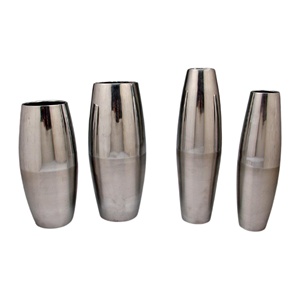 Vase métallique le plus vendu, design captivant, vase à fleurs avec design antique en mosaïque pour la décoration de la table à la maison - Product Image 3