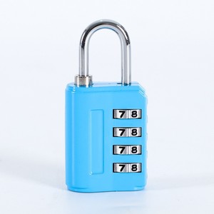 Combination <b>Padlock</b> 4 Digit Zinc Alloy Resettable Lock For Luggage Cabinet Backpack Locker Door Toolbox Travel Use - Product Image 2
