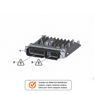 OEM Premium para BMW N52 MSV80 DME <span class=keywords><strong>ECU</strong></span> Módulo de control-Arreglar fallas de arranque y programación del motor para modelos 325i 330i E60 E90 X3 E66 - Product Image 3