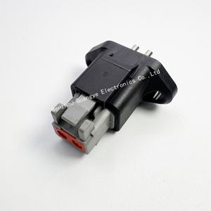 Deutsch汽车公连接器2针电气法兰面板安装集管DT06-2S尼龙外壳 - Product Image 1