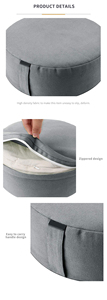 Wavar amovible et lavable <span class=keywords><strong>Yoga</strong></span> méditer PEP Texture dure méditation coton coussin dossier <span class=keywords><strong>Yoga</strong></span> traversins et coussins - Product Image 6