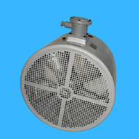 Ventilateur axial anti-explosion et anti-feu BG280 avec roulement à billes et moteur triphasé