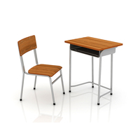 Ensemble de bureau et de chaises de style moderne de haute qualité pour étudiants, fabriqué en Chine par des experts en mobilier scolaire