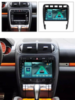 Lecteur vidéo de voiture 9 pouces pour Porsche Cayenne 2002-2010 avec radio Car-play Android 4G GPS Navigation WIFI