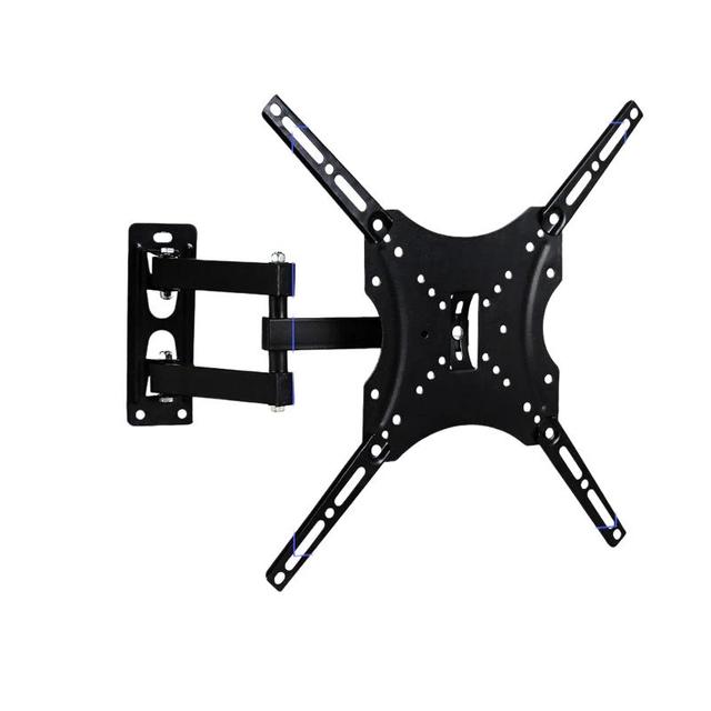 Articulating TV Wall Mount with Wide Swing Arm Full-Motion Bracket for 14-55 Inch TVs Monitors Secure Hook-On Installation